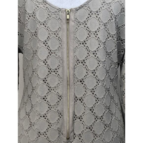 Ronni Nicole Women's Tan Lace Overlay Dress Size 12 Classic Dressy - Picture 7 of 16